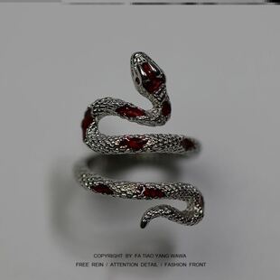 men's joint ring snake punk Male domineering finger ring戒指