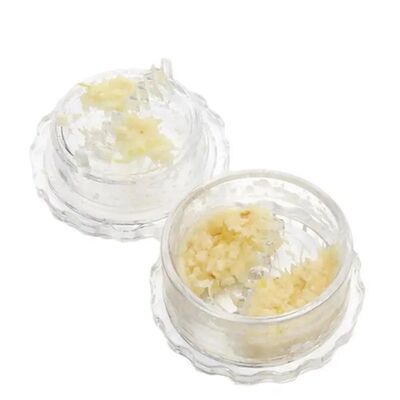Transparent garlic press, anti-slip meat grinder and peeler,