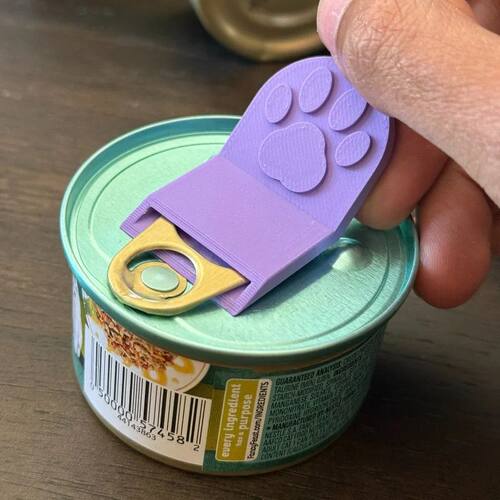 Ergonomic Non-Slip Large Pet Can Opener Easy Grip Safe for C