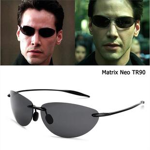 Matrix Style Sunglasses  黑客帝国尼奥同款太阳眼镜