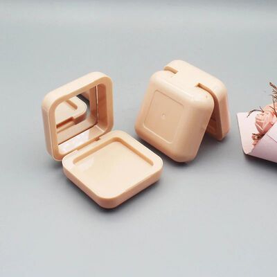 1Pcs Square Eyeshadow Case Magnetic Button Base With Mirror