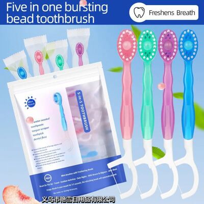 Portable Travel Toothbrush Set Disposable Mini Toothbrushes