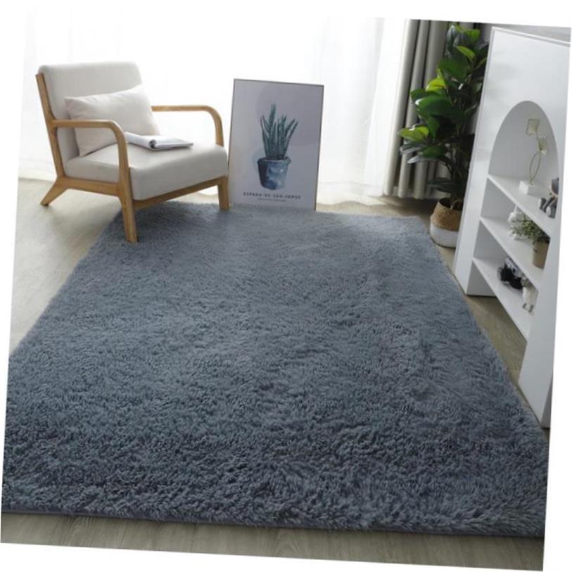 Fluffy Area Rugs for Bedroom Shaggy Floor Mat Carpet 地毯垫1