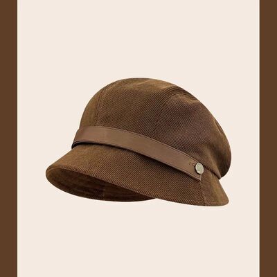 New Women'S Corduroy Fisherman Hat Spring And Summer Multifu