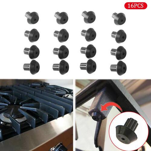 16 PCS Gas Range Burner Grate Foot Compatible Stove Gas Stov