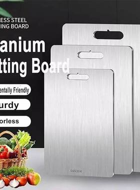 Titanium Cutting Boards for Kitchen, Stainless Steel Cutting