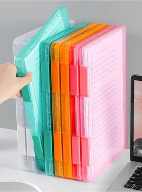 Plastic A4 File Case Document Organizer Box Transparent Stor