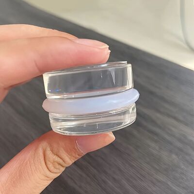 Transparent Door Stopper Self Adhesive No Drill Cylinder Des