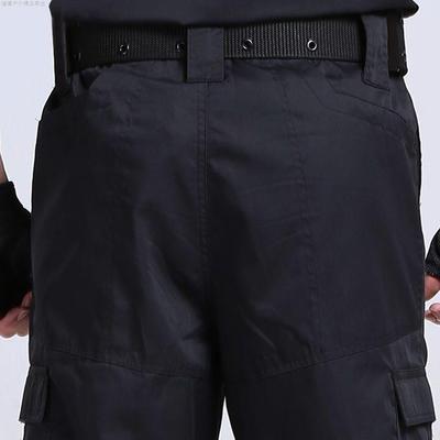 秋冬加厚保安裤作训黑色特