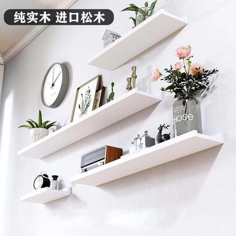 美甲展示架实木墙上置物架美甲店壁挂网红指甲油胶架子摆面膜