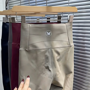 女秋冬可外穿加绒瑜伽裤 打底裤 高腰收腹大码 第七代升级蝴蝶鲨鱼裤