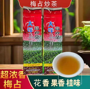 大洋云雾炒茶梅占春茶明前潮汕功夫茶揭阳特产揭西高山绿茶浓香型