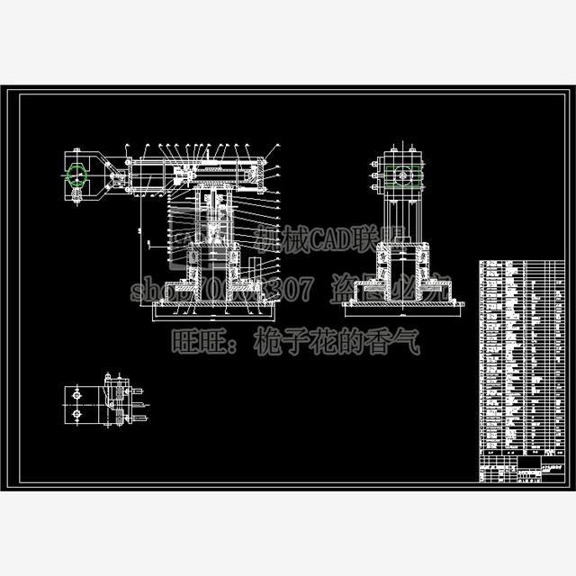三自由度搬运机械手设计PLC控制系统小型液压驱动含CAD图纸+说明