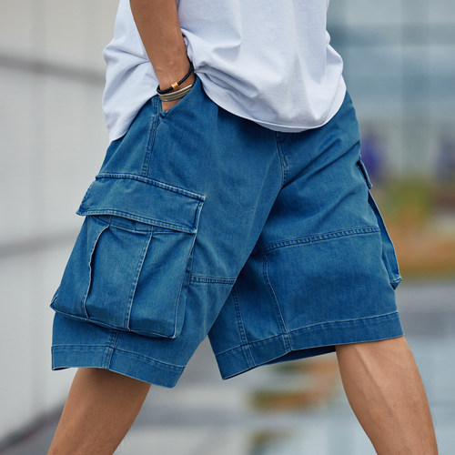 BananaClub牛仔工装短裤