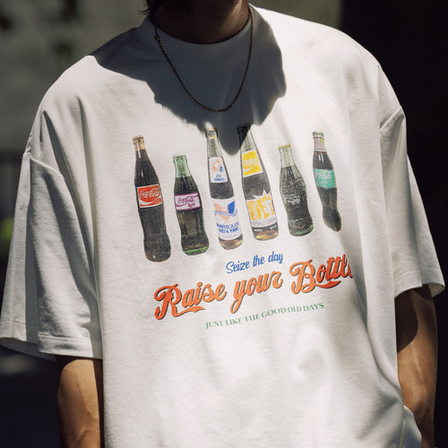 BananaClub“Coke Tee” 索罗娜凉感速干复古汽水印花短袖T恤