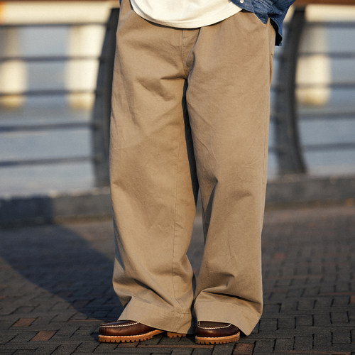 BananaClub“Vintage Chino”纯棉复古斜纹休闲Chino日系工装长裤