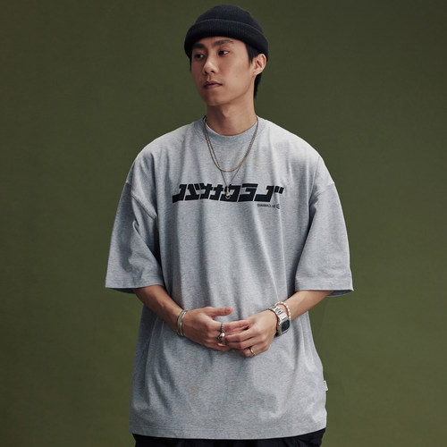 BananaClub复古日文印花短袖
