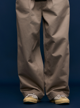BananaClub“Chino Pants”日产65/35混纺斜纹休闲复古长裤