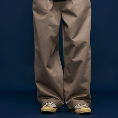 BananaClub“Chino Pants”日产65/35混纺斜纹休闲复古长裤