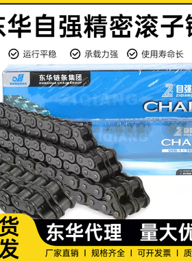 东华自强链条06B08B10A12A16A20A24A28A32A传动滚子链条单双三排