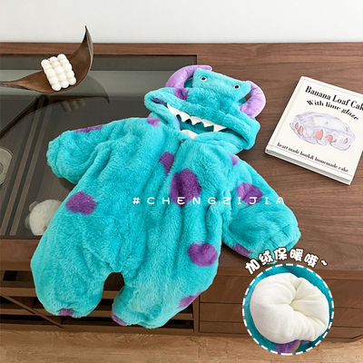 冬季婴儿衣服可爱超萌小怪