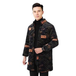 加绒罩衣2026新款男款冬季外套加厚工作服棉衣大码棉服耐脏加长
