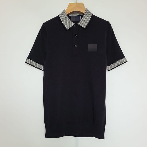 5408麦穗 男女同款通勤POLO针织衫 领子色citywalk正装毛衣