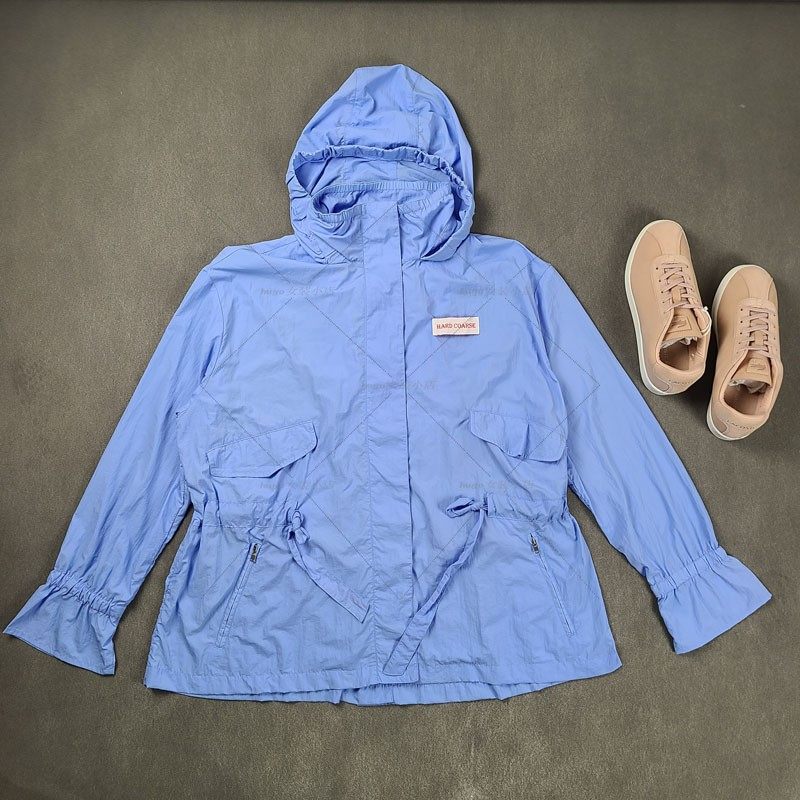 3643鱼春夏户外皮肤衣 可收纳连帽收腰风衣 透气防风防泼水防晒衣,女装/女士精品,风衣,淘宝优惠券,粉丝福利购,淘宝优惠卷