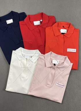 2067鱼 超舒适夏季上装！超显瘦蝙蝠袖polo衫上衣 短袖V领套头衫