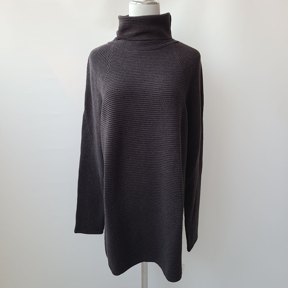 4121露露 细坑纹高领秋冬保暖毛衣 超舒适软糯针织套头衫秋冬毛衣