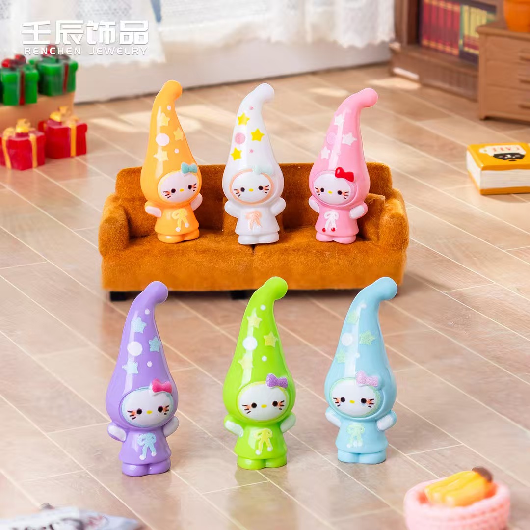 创意卡通小精灵kitty猫装饰摆件