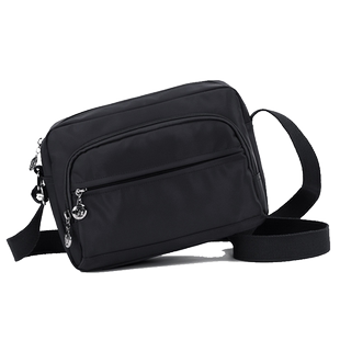 文力品牌斜挎包防水牛津布轻便帆布尼龙妈妈中老年休闲旅行斜跨包