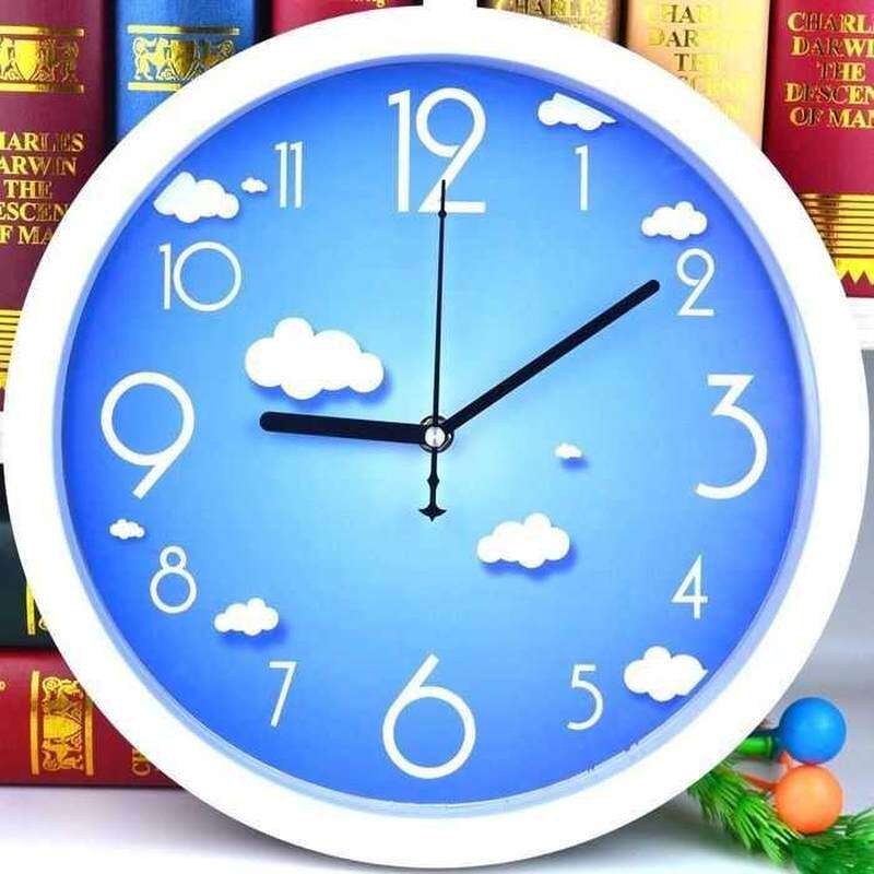 家用艺术时钟挂钟客厅创意大气挂表挂壁大号时尚数字时间四る.