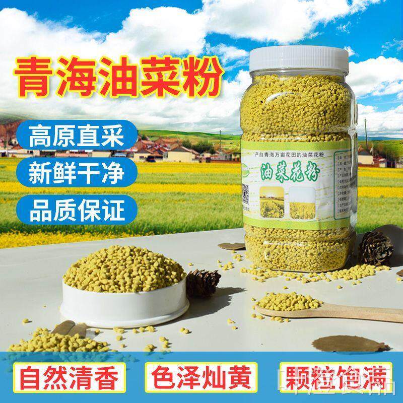 2025青海菜花粉蜂花粉新鲜天然正品可食用装油速发天然纯油菜花粉