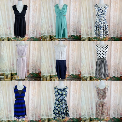 vintage古着日制文艺古早风港风复古春夏无袖连衣裙-40