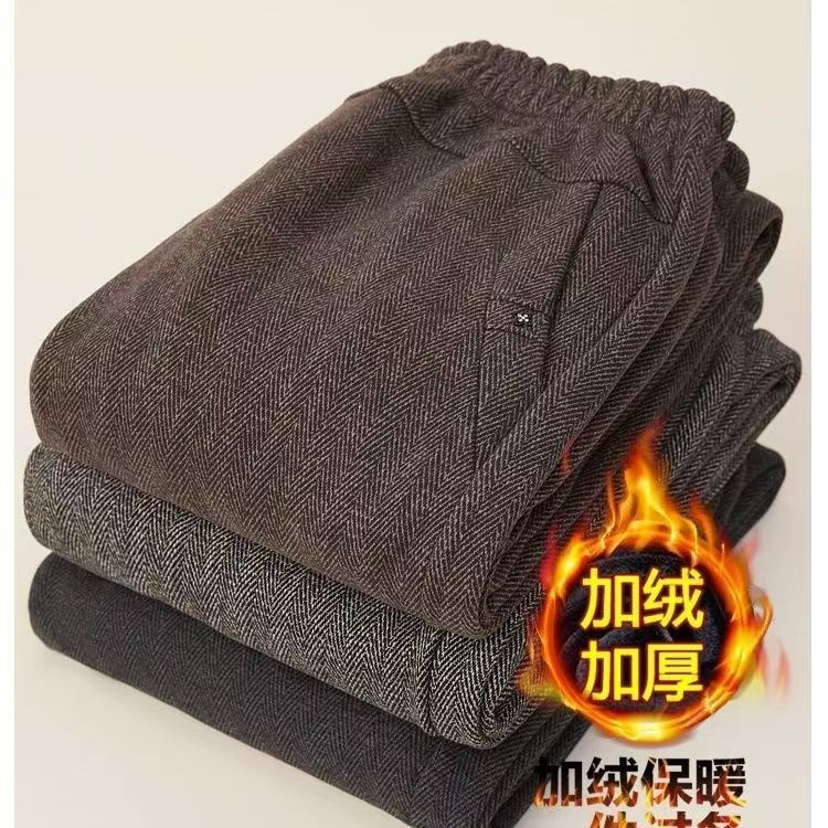 春秋新款高腰长裤中老年