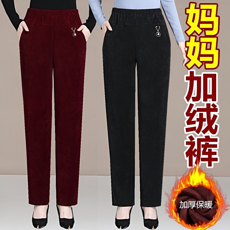 秋冬加绒加厚细条绒灯芯绒中