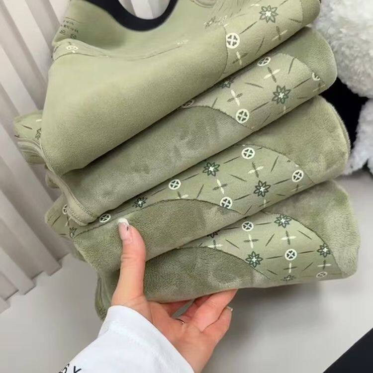 新款艾草加绒加厚妈妈大