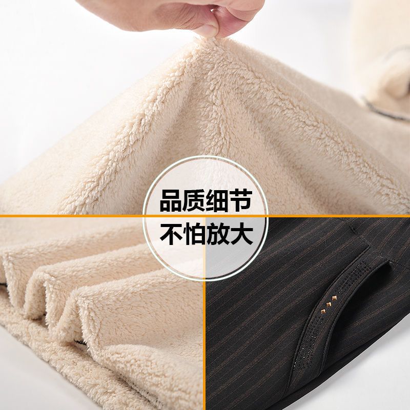 妈妈保暖棉裤春秋冬羊羔