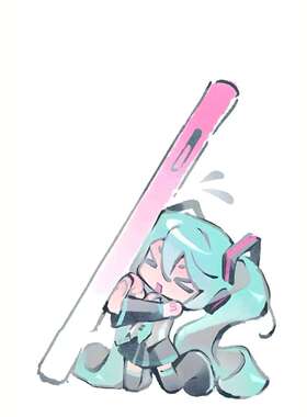现货原创新款初音未来miku亚克力手机支架高颜值可爱diy创意摆件