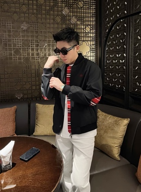 【复古棒球服】26春季新款刺绣夹克高级感男装外套宽松休闲衣服