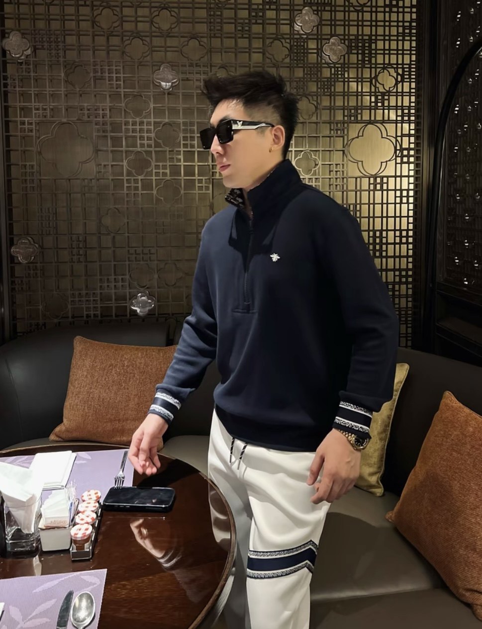 【丛林拉链卫衣】秋季半拉织带立领长袖蜜蜂刺绣休闲长袖上衣383,男装,卫衣,淘宝优惠券,粉丝福利购,淘宝优惠卷