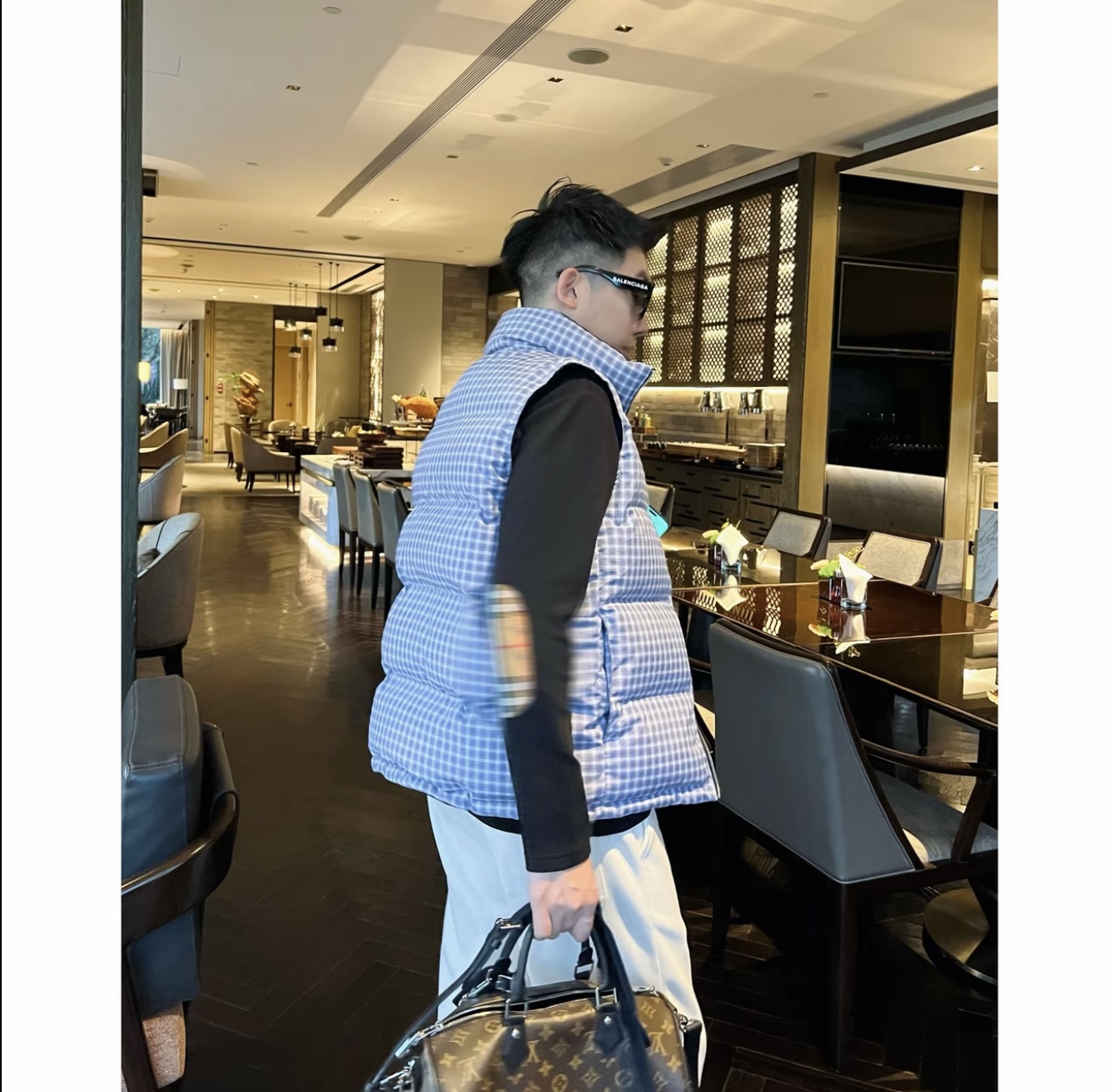 双面穿马甲绣马90白鸭绒秋冬填充加厚羽绒痞帅男装高级外套25437