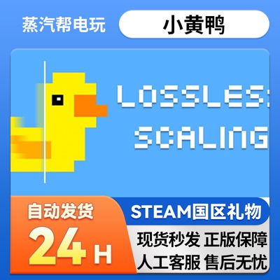 steam正版Lossless Scaling小黄鸭 好友礼物 国区礼物 