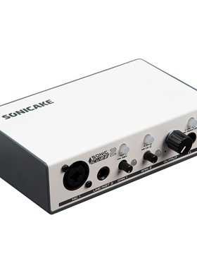 SoniCake cube2声卡直播硬件ASIO外置USB录音唱歌电吉他弹唱电脑