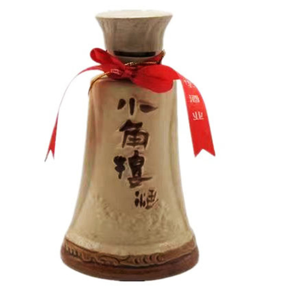 2009年小角楼 100ml 陶瓷瓶浓香型白酒纯粮食酿造 45度