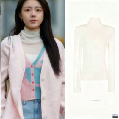 骄阳似我聂曦光赵今麦同款羊毛针织衫女套头毛衣高领高弹打底衫