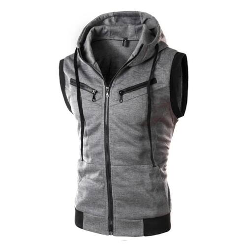 Spring Sweater Vest Men's No Sleeve Retro Casual Knitted Pul