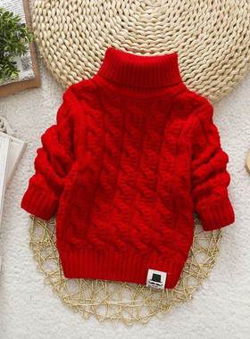 F Kids Girl Sweater Tricots Turtleneck Pullover Baby Winter