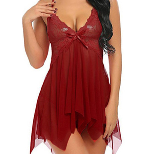 Sexy Sleepwear Large Size Night Dress Lingerie Plus Size